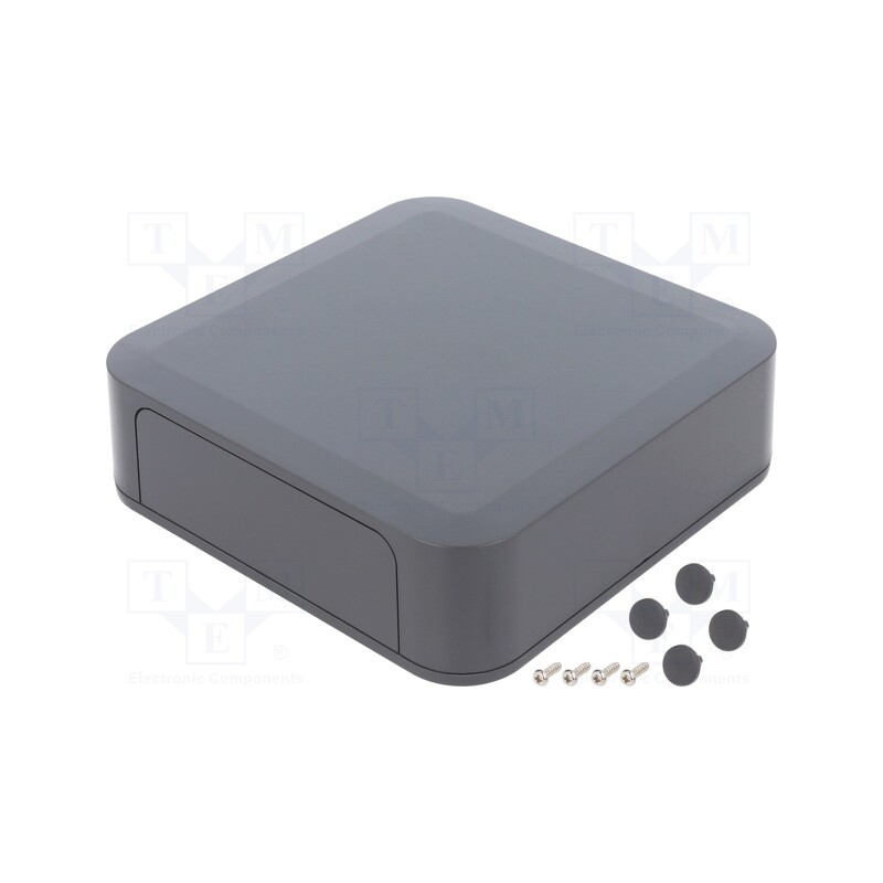 1 pcs x TAKACHI - PF15-5-15D - Enclosure: with panel, PF, X: 150mm, Y: 150mm, Z: 45mm, ABS, dark grey