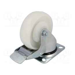 1 pcs x COLSON - BPPN 1001 5100 - Transport wheel, Ø: 100mm, W: 30mm, H: 128mm, torsional with lock