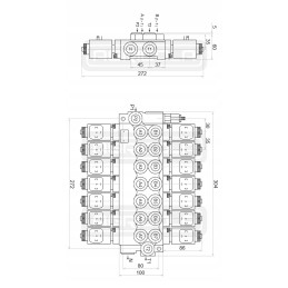 Distributor hydr 7z50 7xa1 12v 4xjoy badestnost
