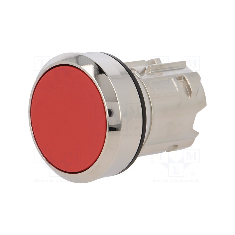 1 pcs x SIEMENS - 3SU1050-0AB20-0AA0 - Switch: push-button, 22mm, Stabl.pos: 1, red, none, IP67, flat, Pos: 2