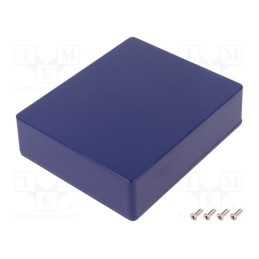 1 pcs x HAMMOND - 1590XXCB - Enclosure: multipurpose, X: 121mm, Y: 145mm, Z: 39mm, 1590, aluminium