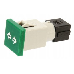 Square indicator light 12 24v green, screw-on 22