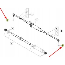 7703034068 rod end nut