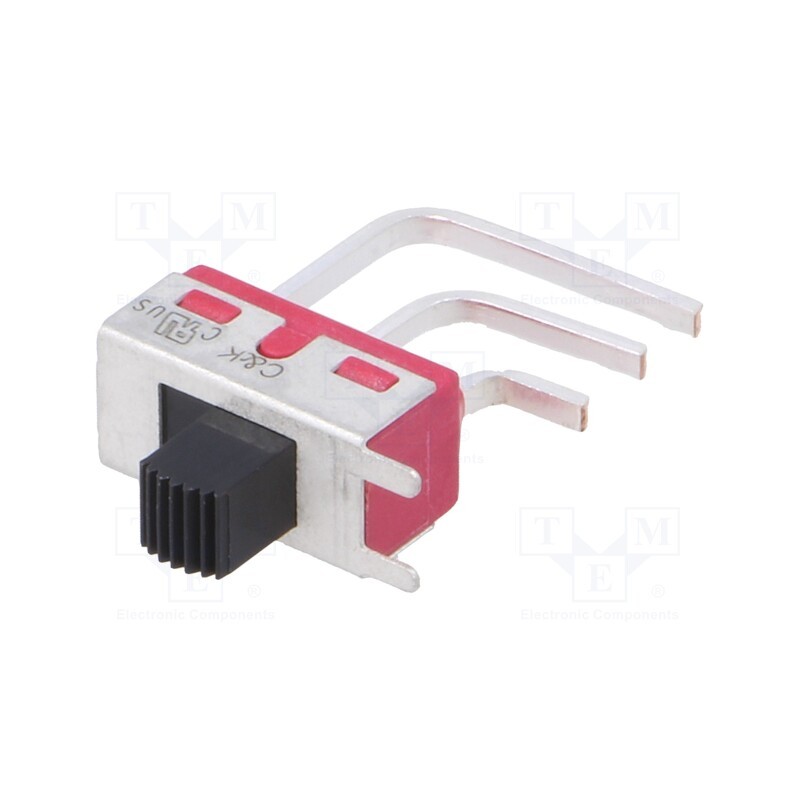 1 pcs x C&K - 1101M2S3AV2QE2 - Switch: slide, Pos: 2, SPDT, 6A/120VAC, 6A/28VDC, ON-ON, THT, 1000