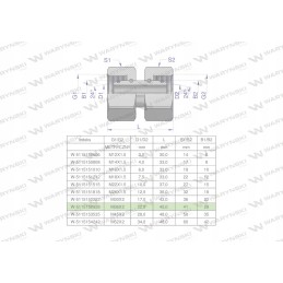 Hydra metric AA M36x2 28l Warynski connector