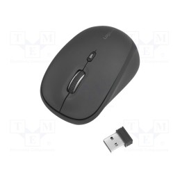 1 pcs x LOGILINK - ID0193 - Optical mouse, black, USB A, wireless, 10m, No.of butt: 3
