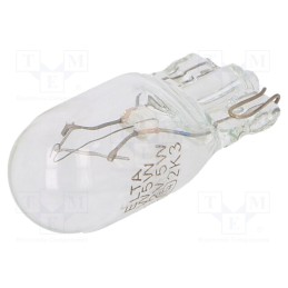 20 pcs x ELTA - EB0501TB - Filament lamp: automotive, W2,1x9,5d, transparent, 12V, 5W
