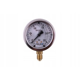 Glycerin manometer m63 250 bar lower g1 4 polmo