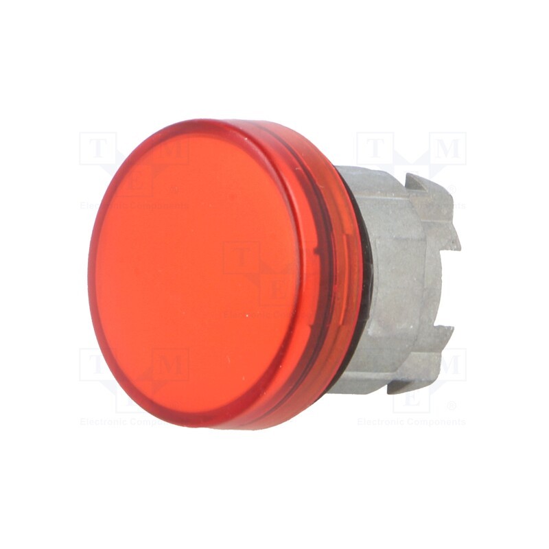 1 pcs x SCHNEIDER ELECTRIC - ZB4BV043 - Control lamp, 22mm, Harmony XB4, -25÷70°C, Ø22mm, IP66, red