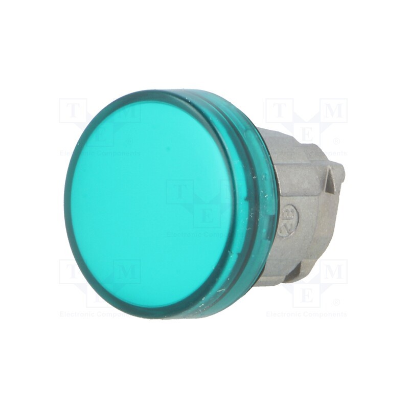 1 pcs x SCHNEIDER ELECTRIC - ZB4BV033 - Control lamp, 22mm, Harmony XB4, -25÷70°C, Ø22mm, IP66, green