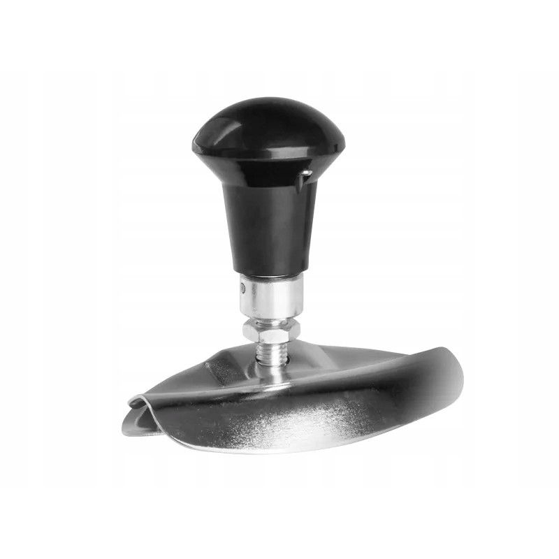 Silver foldable steering wheel knob
