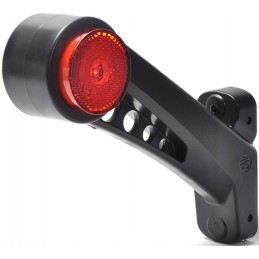 A set of LED marker lamps with a trailer reflector