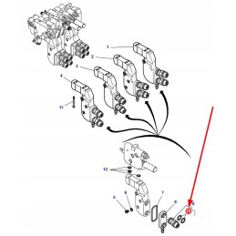 3907334m91 O-rings, hydraulic seats