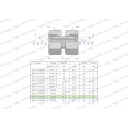 Hydra metric AA M45x2 35l Warynski connector