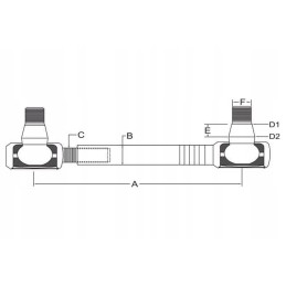 Shp408kr complete rod