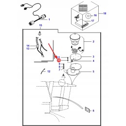 Ch8t 2659 self-locking nut m4