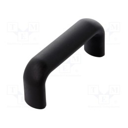 1 pcs x ELESA+GANTER - 37301 - Handle, technopolymer PP, black, H: 44mm, L: 100mm, W: 23mm