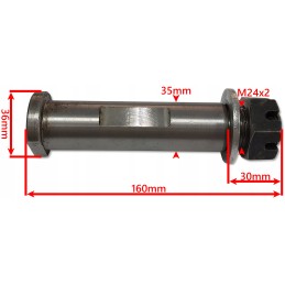 2x drawbar pin 160x35 2x drawbar eye fi35 d50