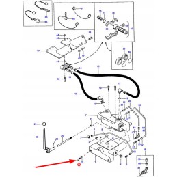 354276x1 auxiliary hydraulic system screw
