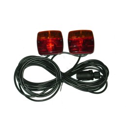 A set of magnetic rear lights for a 7m trailer