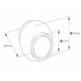 Top connector ball cat 4 3 oe 32 78x64 mm kramp
