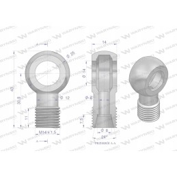 Ring connector fi14 8l m14x1 5 warynski sprz
