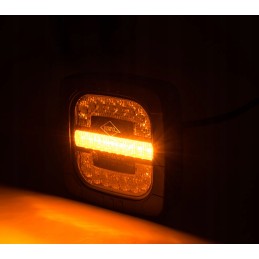 Combination front lamp with horpol direction