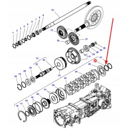 3033343m1 spacer 70 x 79 7 x 0 8