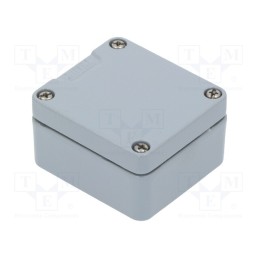 1 pcs x RITTAL - 9101.21 - Enclosure: multipurpose, X: 58mm, Y: 64mm, Z: 34mm, GA, aluminium