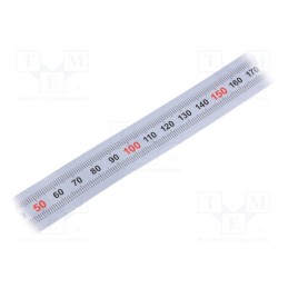 1 pcs x ELESA+GANTER - GN 711-KUS-750-W-M - Ruler, figures horizontally arranged,self-adhesive, W: 11mm