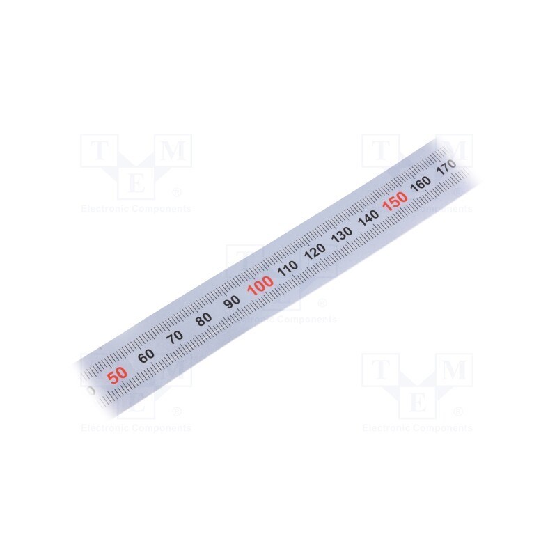 1 pcs x ELESA+GANTER - GN 711-KUS-750-W-M - Ruler, figures horizontally arranged,self-adhesive, W: 11mm