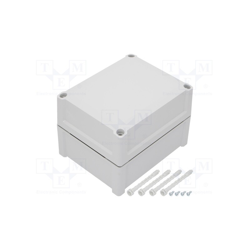 1 pcs x FIBOX - TA201614 - Enclosure: multipurpose, X: 163mm, Y: 201mm, Z: 138mm, TEMPO, ABS