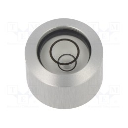 1 pcs x ELESA+GANTER - GN 2279-ALN-14-K-30-A - Spirit level, with smooth reference surface, 9.5mm, aluminium