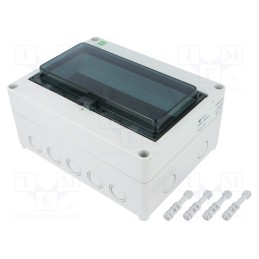 1 pcs x ELEKTRO-PLAST NASIELSK - 111035 - Enclosure: for modular components, IP65, light grey, 400V, IK08