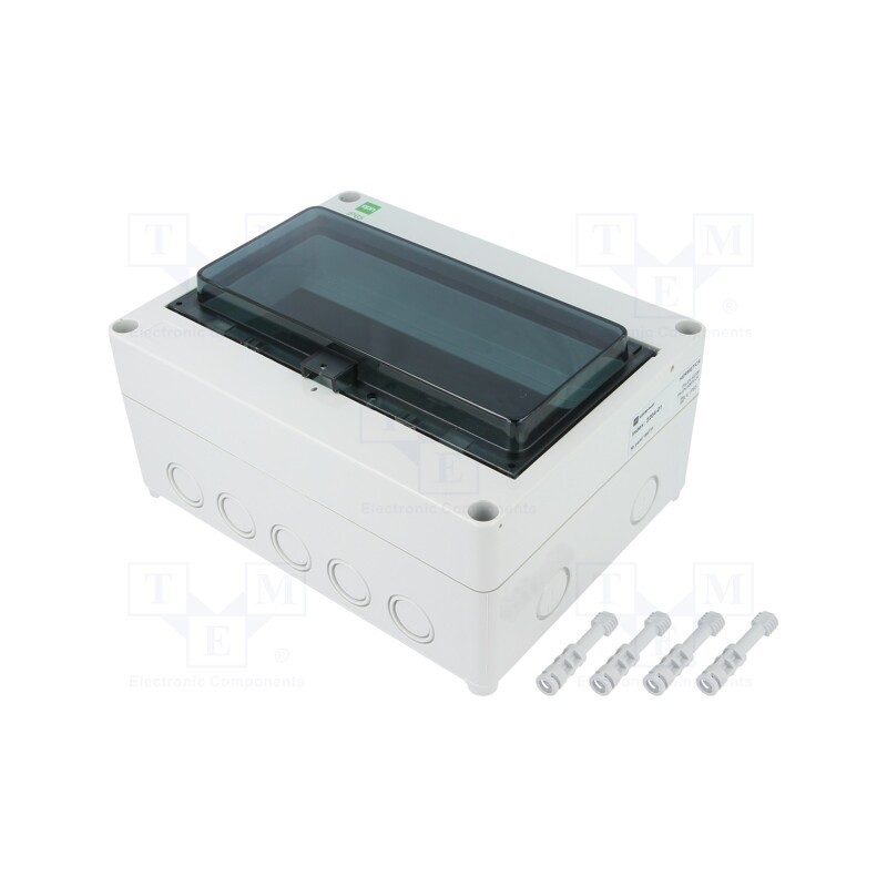 1 pcs x ELEKTRO-PLAST NASIELSK - 111035 - Enclosure: for modular components, IP65, light grey, 400V, IK08