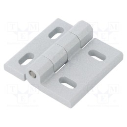 1 pcs x ELESA+GANTER - GN 235-ZD-45-45-HB-SR - Hinge, Width: 45mm, cast zinc, H: 45mm, adjustable