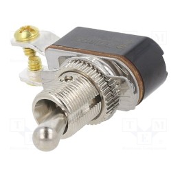 1 pcs x SWITCH COMPONENTS - TC-1A-AC-6-2 - Switch: toggle, Pos: 2, SPST, ON-OFF, 6A/125VAC, Leads: screw, 50mΩ