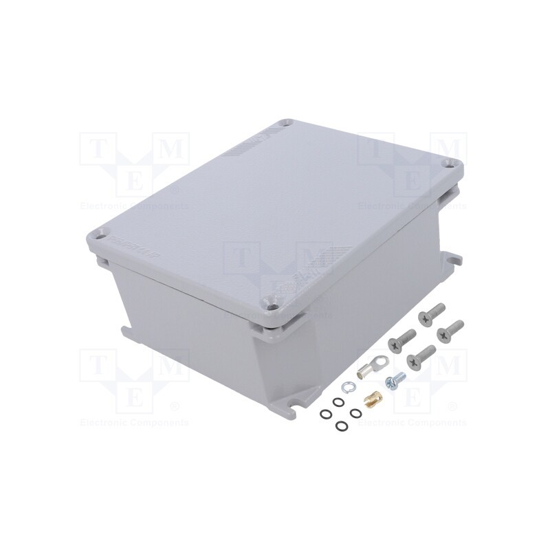 1 pcs x ILME - APV 12 - Enclosure: multipurpose, X: 141mm, Y: 166mm, Z: 64mm, aluminium, grey