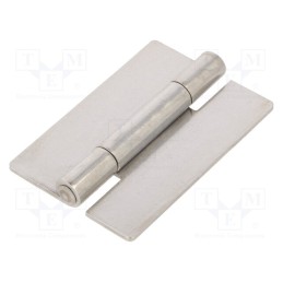 1 pcs x ELESA+GANTER - GN 136-NI-50-75-A - Hinge, Width: 50mm, stainless steel, H: 75mm, for welding
