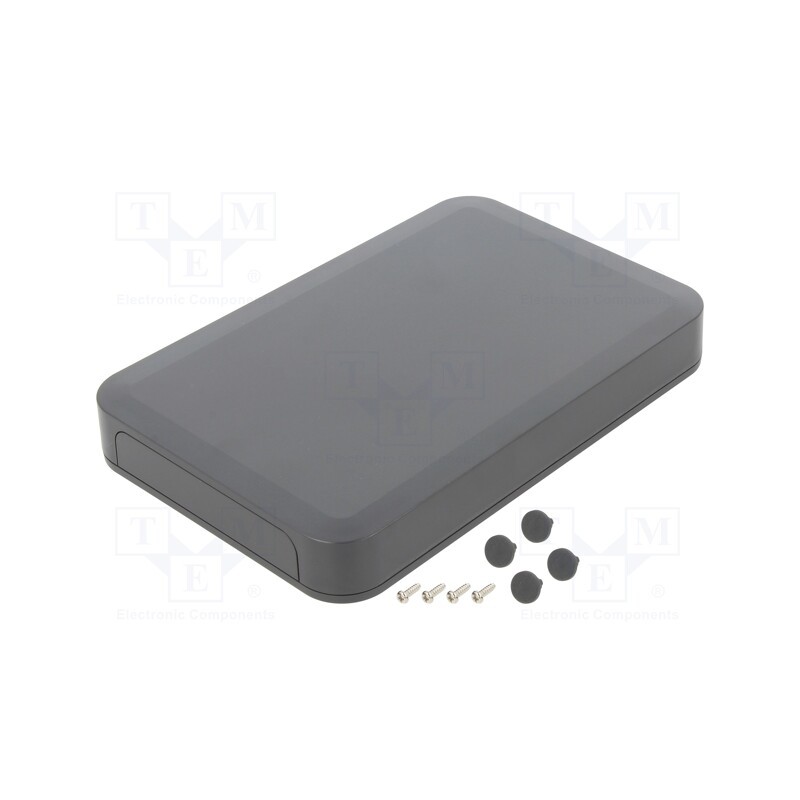 1 pcs x TAKACHI - PF13-3-19D - Enclosure: with panel, PF, X: 125mm, Y: 190mm, Z: 25mm, ABS, dark grey