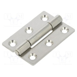 1 pcs x ELESA+GANTER - GN 136-NI-40-60-C - Hinge, Width: 40mm, stainless steel, H: 60mm