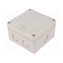 1 pcs x SPELSBERG - 80640701 - Enclosure: junction box, X: 110mm, Y: 110mm, Z: 67mm, polystyrene