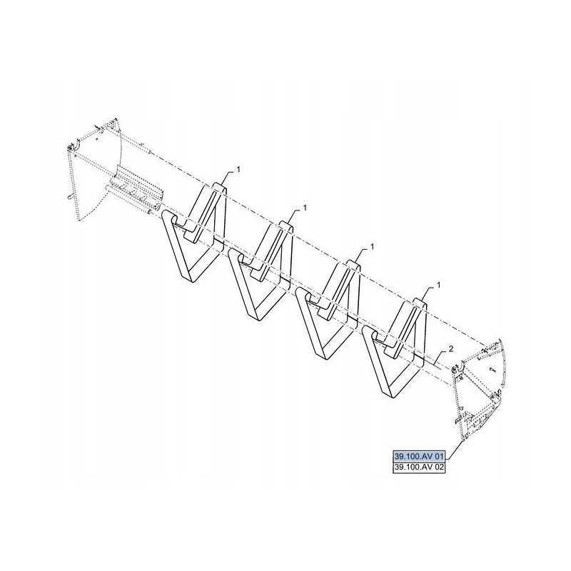 New Holland Roll Belt 150 180 87613862 4