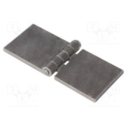 1 pcs x ELESA+GANTER - GN 1366-ST-120-50-A-BL - Hinge, Width: 120mm, steel, H: 50mm, without coating,for welding