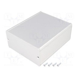 1 pcs x FISCHER ELEKTRONIK - TUF 105 52 120 ME - Enclosure: with panel, TUF, X: 105mm, Y: 120mm, Z: 52mm, aluminium