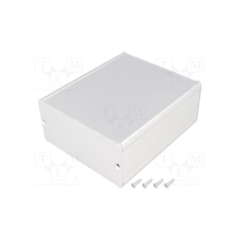 1 pcs x FISCHER ELEKTRONIK - TUF 105 52 120 ME - Enclosure: with panel, TUF, X: 105mm, Y: 120mm, Z: 52mm, aluminium