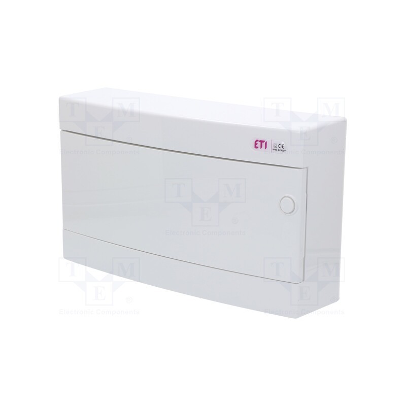 1 pcs x ETI POLAM - ECT18PO-S - Enclosure: for modular components, IP40, white, No.of mod: 18