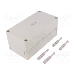 1 pcs x SPELSBERG - 11091001 - Enclosure: multipurpose, X: 94mm, Y: 180mm, Z: 81mm, TK PS, grey, IP66