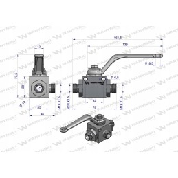Hydraulic valve 3 way 3 2 m18x1 5 12l Warynski