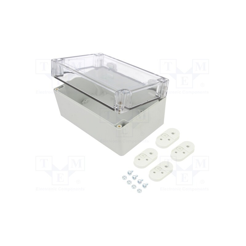 1 pcs x KRADEX - ZP180.120.90 SET2 - Enclosure: multipurpose, X: 120mm, Y: 180mm, Z: 90mm, ZP, light grey